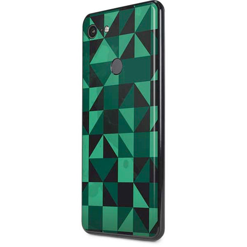 Black & Green Google Pixel 3 XL Skin